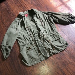 Arizona Jean Olive Rain Coat
